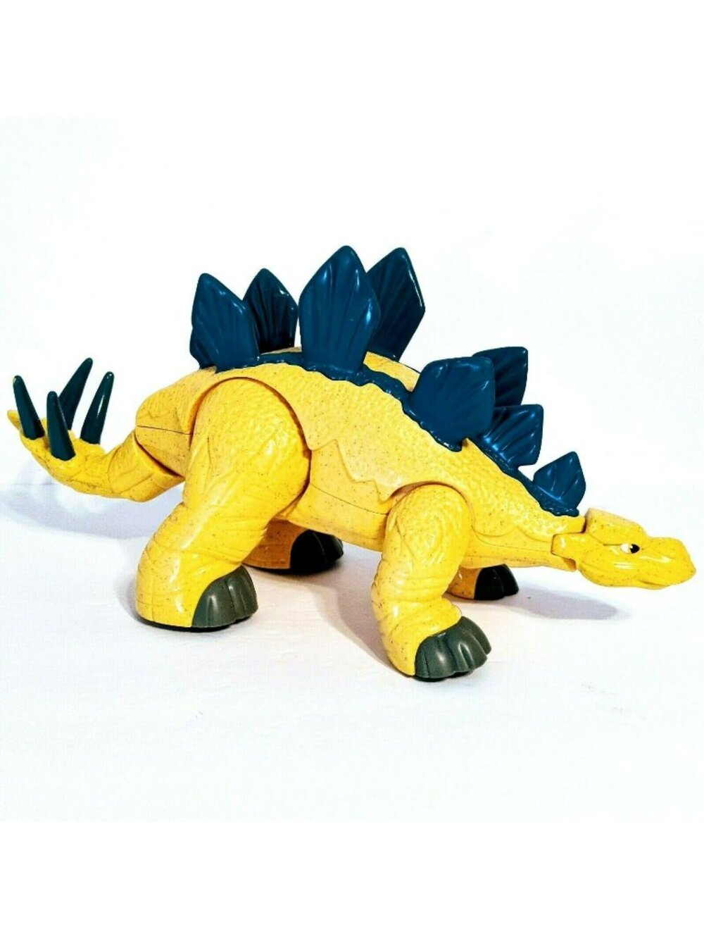 Imaginext Stegosaurus Dinosaur Toy 2011 Fisher-Price Yellow 15"